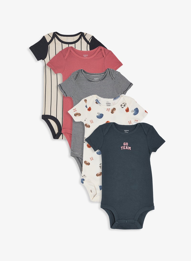 كارترز مجموعة من 5 بودي مطبوع للرضّع - Image 1