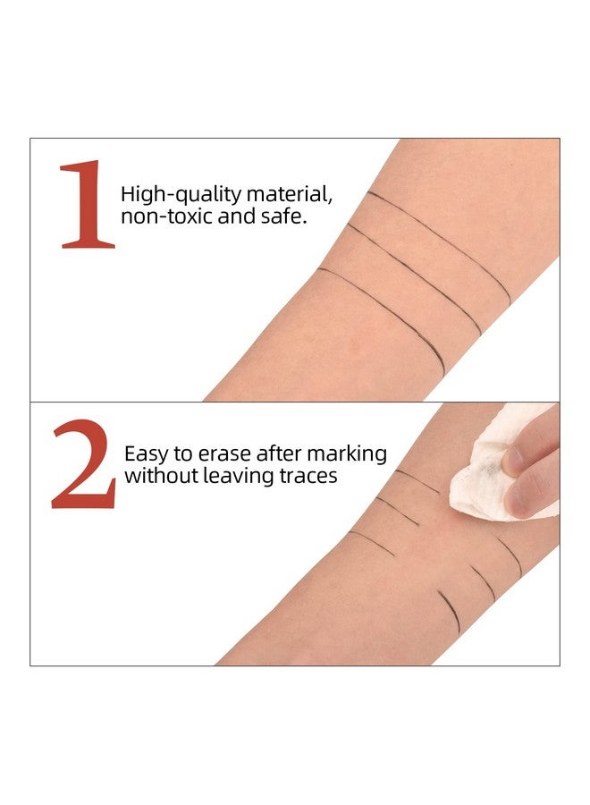 Eyebrow Mapping String 1 Bottle Preinked 30M(98Ft) Microblading String For Brow Marking Measuring String For Eyebrow Makeup (Black)