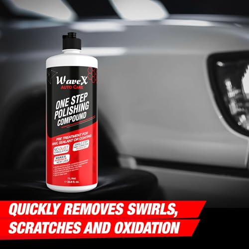 WaveX Car Polish One Step Polishing Compound 350Ml | Paint Correction Rubbing Compound For Car, Multicolor - Image 3