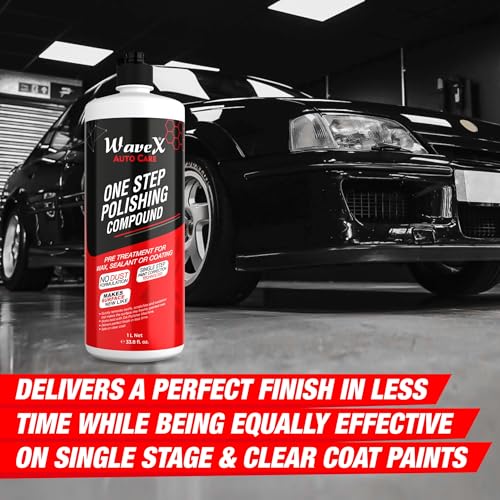 WaveX Car Polish One Step Polishing Compound 350Ml | Paint Correction Rubbing Compound For Car, Multicolor - Image 5