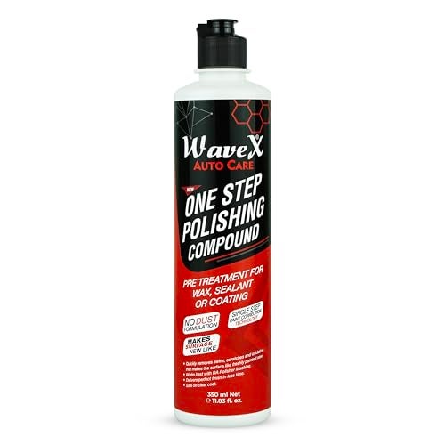 WaveX Car Polish One Step Polishing Compound 350Ml | Paint Correction Rubbing Compound For Car, Multicolor - Image 1