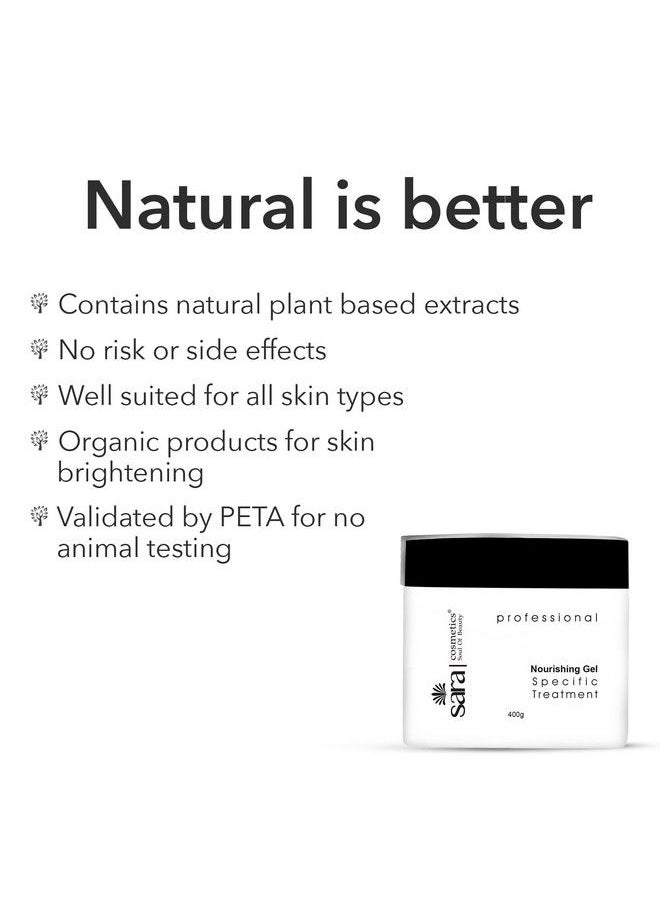 SARA SOUL OF BEAUTY - Sara Nourishing Gel ;Suitable For All Skin Type 400Gm - Image 1