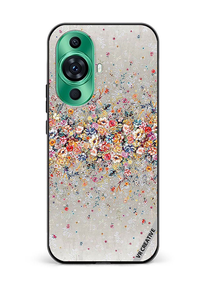 VR CREATIVE Protective Case Cover For Huawei nova 11 Ultra Digital Floral Garland Design Multicolour - Image 1