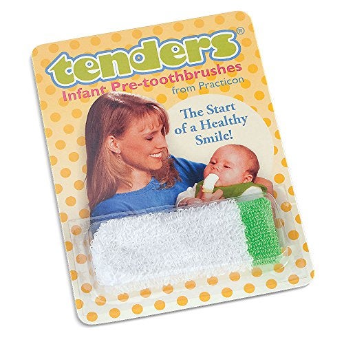 Practicon Tenders Pre-Toothbrush, 12 Individually Packaged Pre-Toothbrushes, Assorted Colors - Image 4