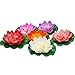 Happy Trees Happy Trees Artificial Floating Foam Lotus Flower with Water Lily Pad, Lifelike Ornanment Perfect for Home Garden Pond  - Image 2