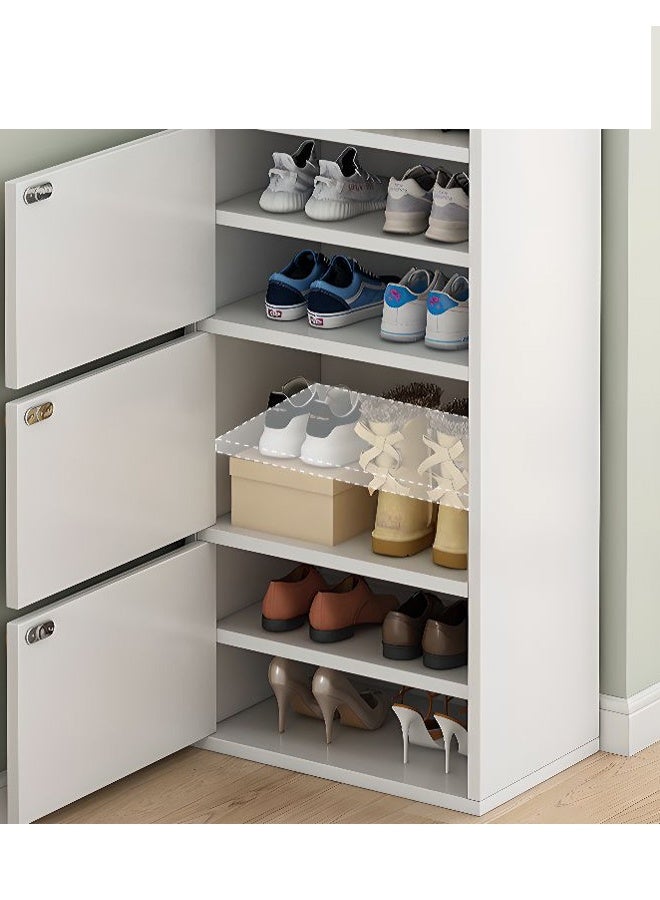 كيكي رف أحذية بمدخل صغير موفر للمساحة ومقاوم للغبار مع أدراج متعددة - Image 5