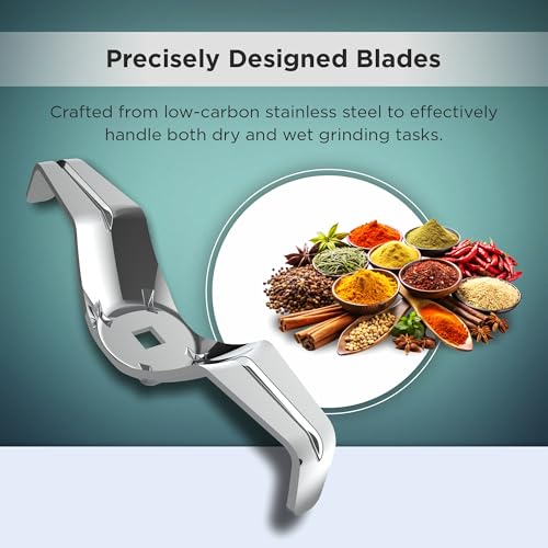 Butterfly Jet Elite 750 Watt Mixer Grinder | 3 Leafproof Stainless Steel Jars| ABS body | Grey - Image 5