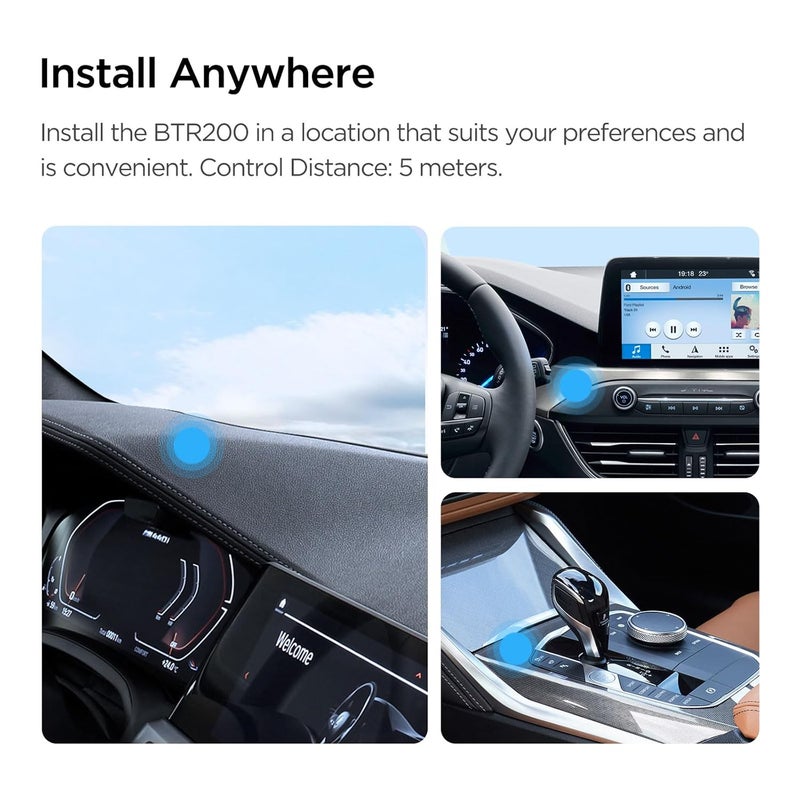 Viofo Official Wireless Bluetooth Remote Control for A129 Dash Camera A129 Duo Dual Channel Dash Cam - Image 3