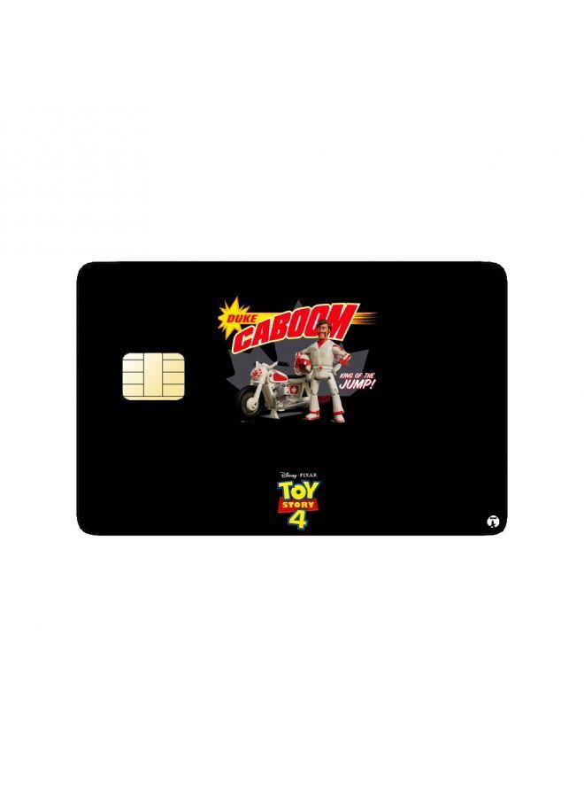 RKN PRINTED BANK CARD STICKER Animation Duke Caboom From Toy Story By Disney - Image 1