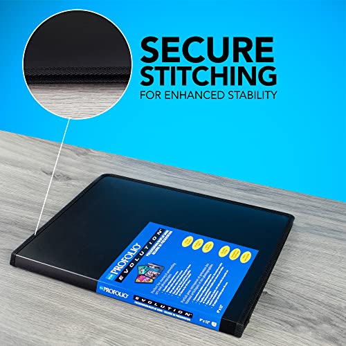 Itoya ProFolio Evolution 9x12 Black Photo Album Book with 48 Pages - Protective Plastic Sleeves for Safe Document Storage - Image 3