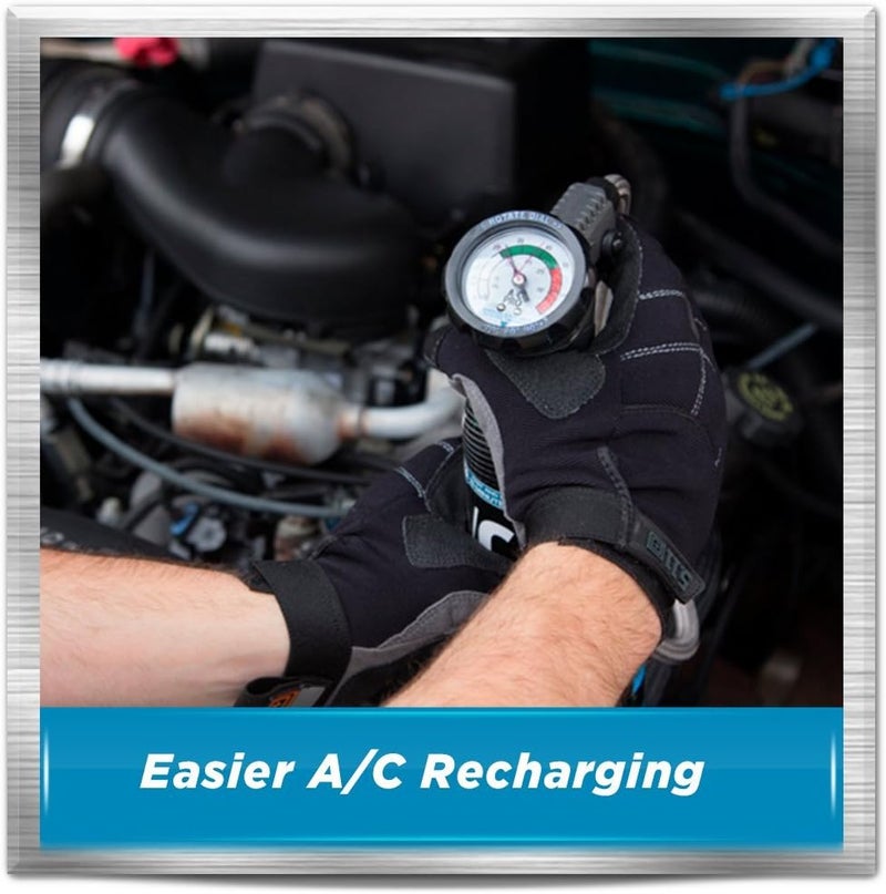 Interdynamics AC Pro Car Air Conditioner Hose and Gauge for R134A Refrigerant, Recharge Cars & Trucks & More, Reusable, 24 in, ACP-400 - Image 2