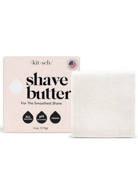 Smooth Shave Butter Smoothing Shave Butter For Sensitive Skin | Hydrating & Nourishing With Clear Non Clog Formula | For All Skin Types | Smooth Shaving Butter For Women Legs 4 Oz