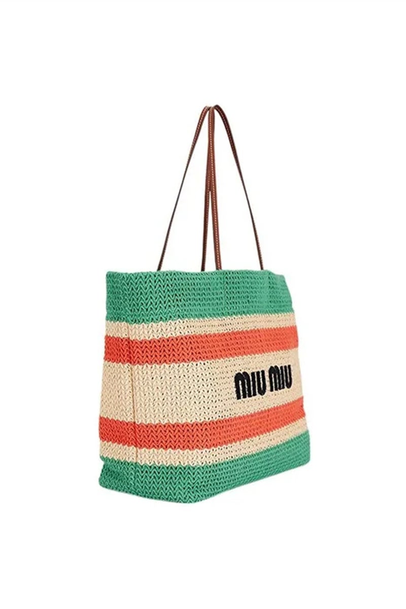 مياو مياو حقيبة يد من القماش المنسوج - Image 2