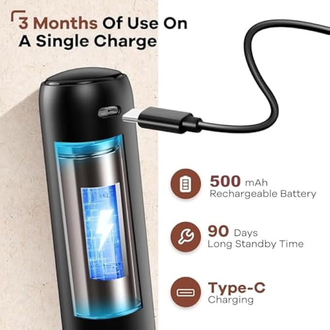 Unity Rechargeable Milk Frother With Cover Electric Handheld Frother Wand Usb Charging Automatic Foam Maker Or Coffee Hot Chocolate Cappuccino Frappe Matcha EggEtc - Image 3