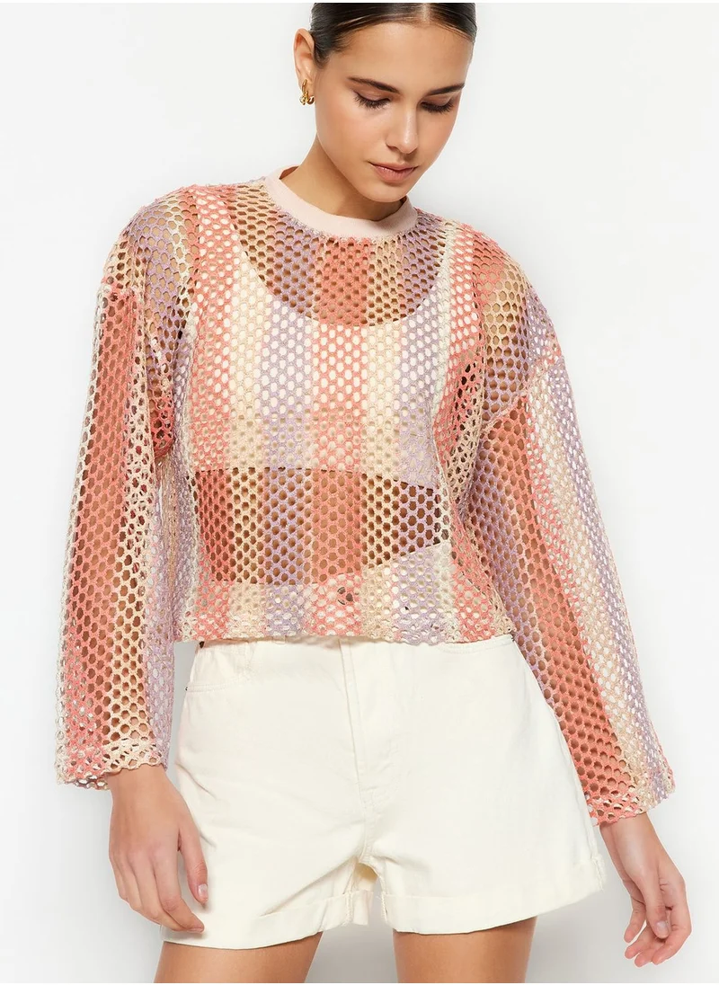 trendyol Openwork Knitted Sweater