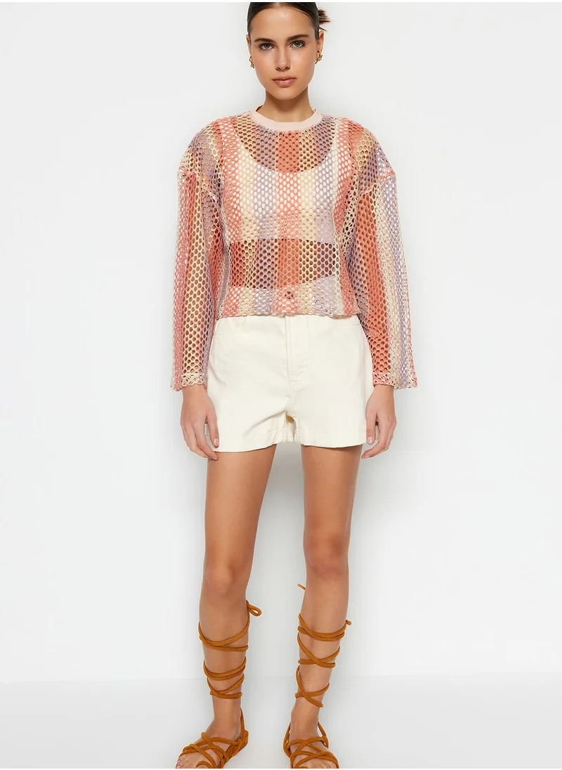 trendyol Openwork Knitted Sweater