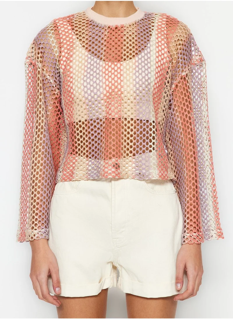 trendyol Openwork Knitted Sweater