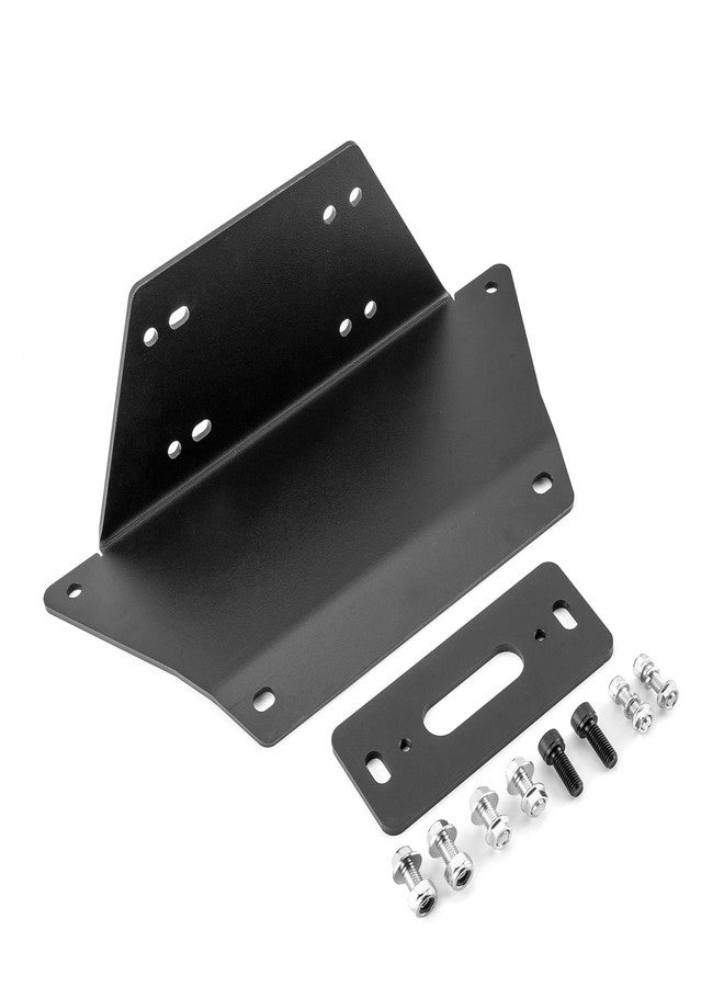 WeiSen Winch Mount Bracket Plate Compatible with Polaris Ranger 1000 900 570 XP Crew 2013-2024, Fit Ranger PRO XD Crew 2019-2024 - Image 1