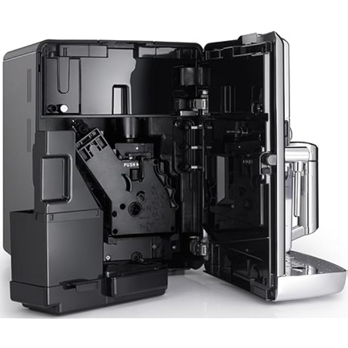 جاجيا آلة صنع القهوة الجديدة أكاديميا الأوتوماتيكية بالكامل من الحبوب إلى الكوب، شاشة لمس واسعة، ما يصل إلى 19 خيارًا للمشروبات، ماكينة صنع الإسبريسو الإيطالية مع إبريق حليب مدمج، أبيض - Image 5