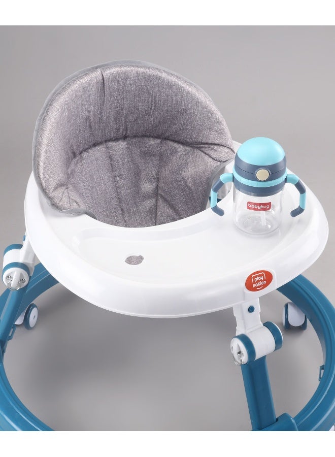 PlayNation Play Nation Multifunctional 360 Baby Walker, Cat Theme, 2 Level Height Adjustment, Musical Play Tray, Feeding Tray, 6 Months+, 205 x 66 x 52cm - Blue - Image 3