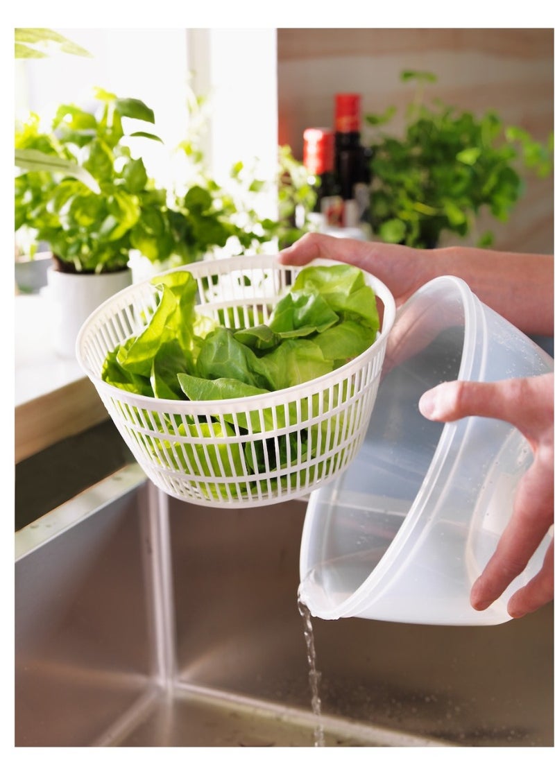Generic Salad Spinner, White  - Image 5