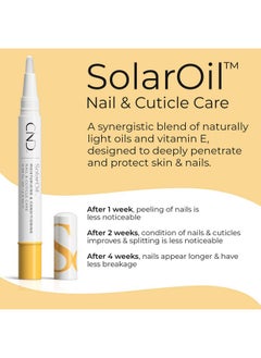 CND Solaroil Essential Care Pen Moisturizes And Conditions Nails Natural Blend Of Jojoba Vitamin E Rice Bran And Sweet Almond Oils Pack Of 1 0.08 Oz. (Packaging May Vary)  - Image 2