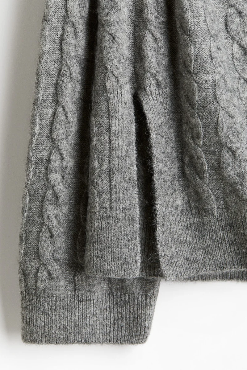 اتش اند ام كنزة ماما من الصوف المجدول