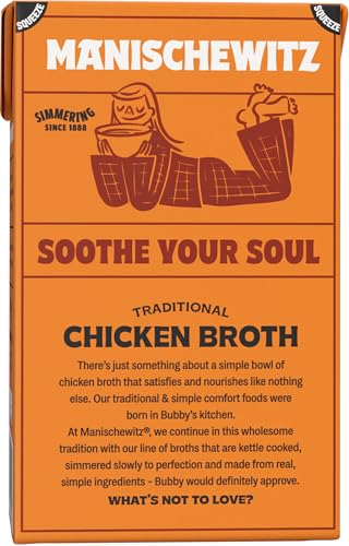 Manischewitz Chicken Broth 17oz (3 Pack), Rich Flavor | Kettle Cooked & Slowly Simmered | Certified Kosher - Image 3