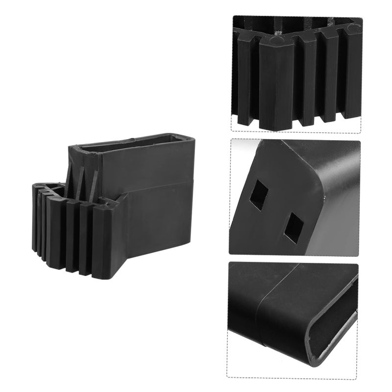 4 Pcs Ladder Stabilizer Mats Non Slip Foot Covers Deep Ridges Safety - Image 3