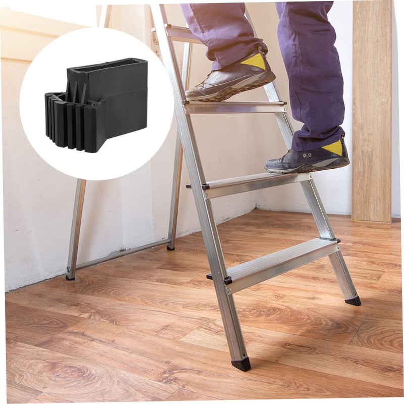4 Pcs Ladder Stabilizer Mats Non Slip Foot Covers Deep Ridges Safety - Image 5