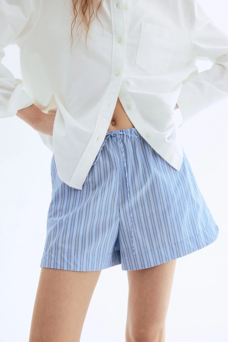 H&M Cotton drawstring shorts