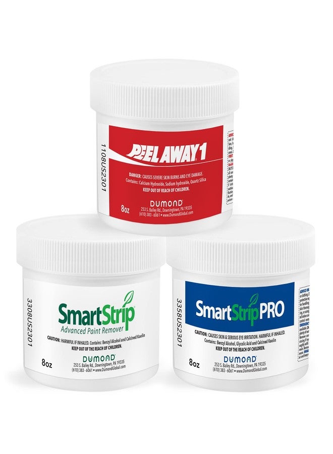 Dumond Complete Paint Removal Test Kit - Find The Right Paint Remover for Your Project - Kit Includes 8oz Samples of Peel Away 1, Smart Strip Advanced, & Smart Strip PRO, Laminated Paper & Accessories - Image 3