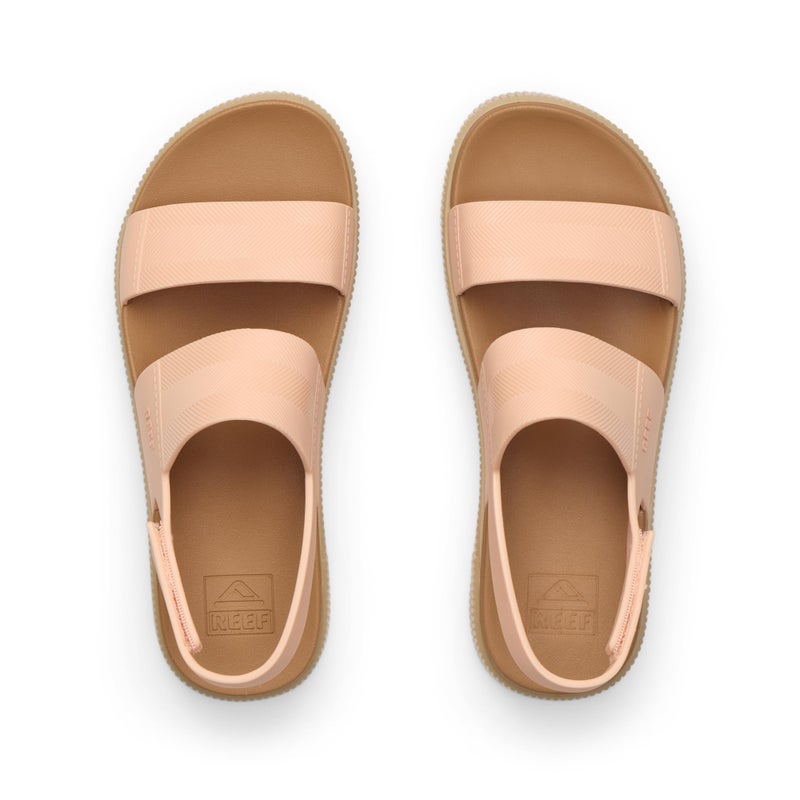 REEF Women's Water Vista Higher Platform Sandal, Water Friendly, Adjustable Strap, Bellini/Tan, 8 - Image 4