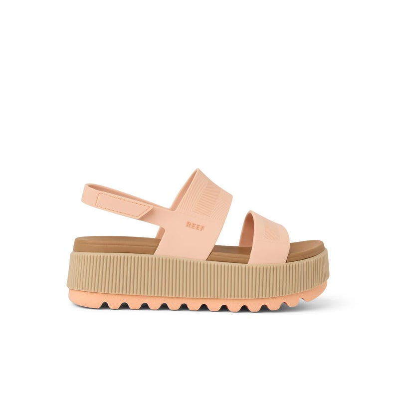 REEF Women's Water Vista Higher Platform Sandal, Water Friendly, Adjustable Strap, Bellini/Tan, 8 - Image 5