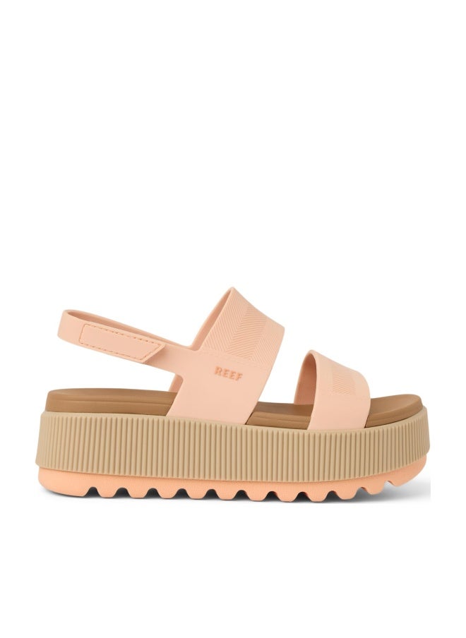 REEF Women's Water Vista Higher Platform Sandal, Water Friendly, Adjustable Strap, Bellini/Tan, 8 - Image 1