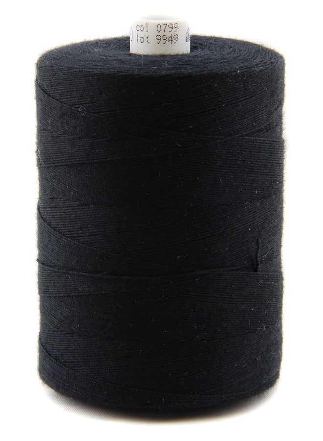 1000 m sewing thread, denim thread 30, choice of colours, sewing and decorative thread for heavy fabrics (black) - Image 4