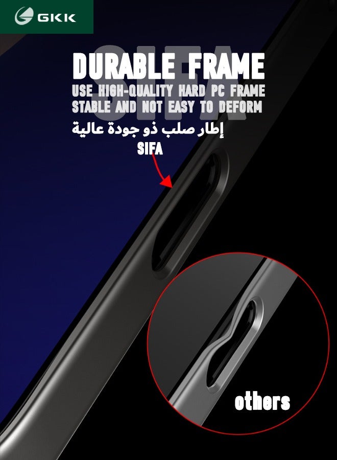 GKK iPhone 16 Pro Max Case, Composite Material Leather Back Cover, Luxury, Elegant, Anti-Drop, Non-Slip, Camera Protection Design Cover, Slim Leather Case for iPhone 16 Pro Max 2024 (Black) - Image 5