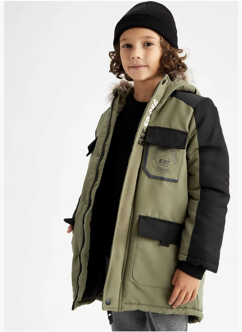 DeFacto Boy Hooded Long Sleeve