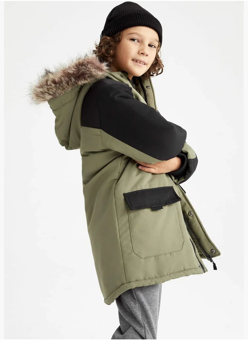 DeFacto Boy Hooded Long Sleeve