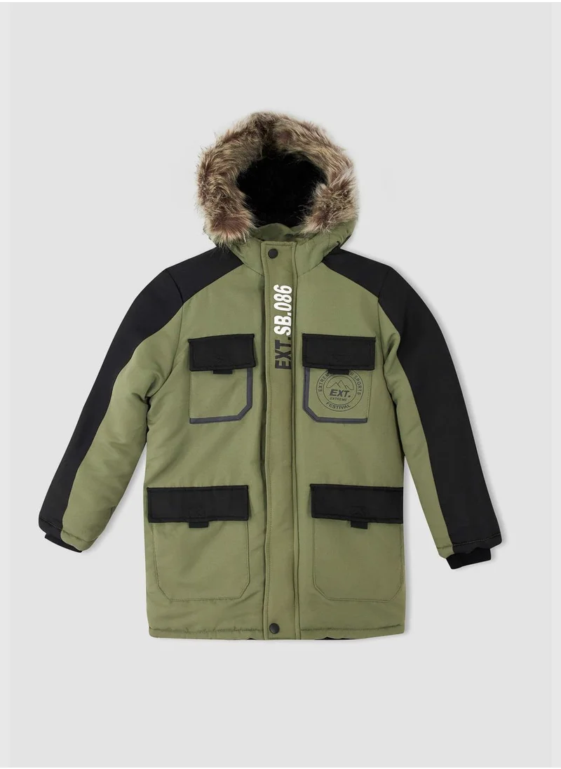 DeFacto Boy Hooded Long Sleeve