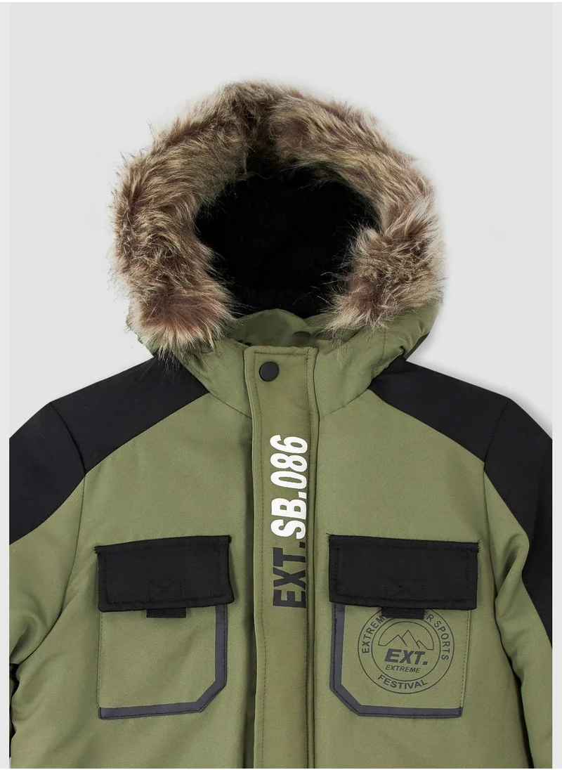 DeFacto Boy Hooded Long Sleeve