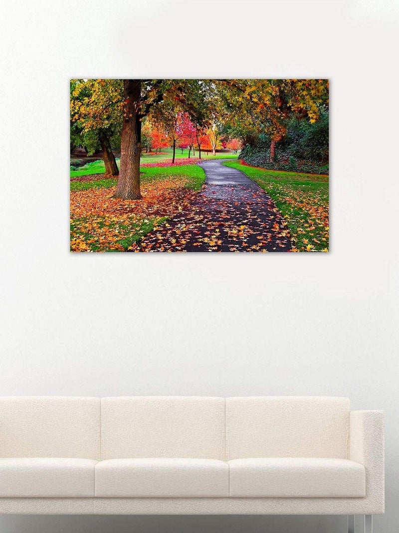 999Store Wooden Stretched Framed painting wall paintings for bedroom Wall art living room dcor with frames Autumn in The Park canvas modern stylish home hanging Canvas 30X18 Inches Strectched Canvas FLPSZ14611062016009