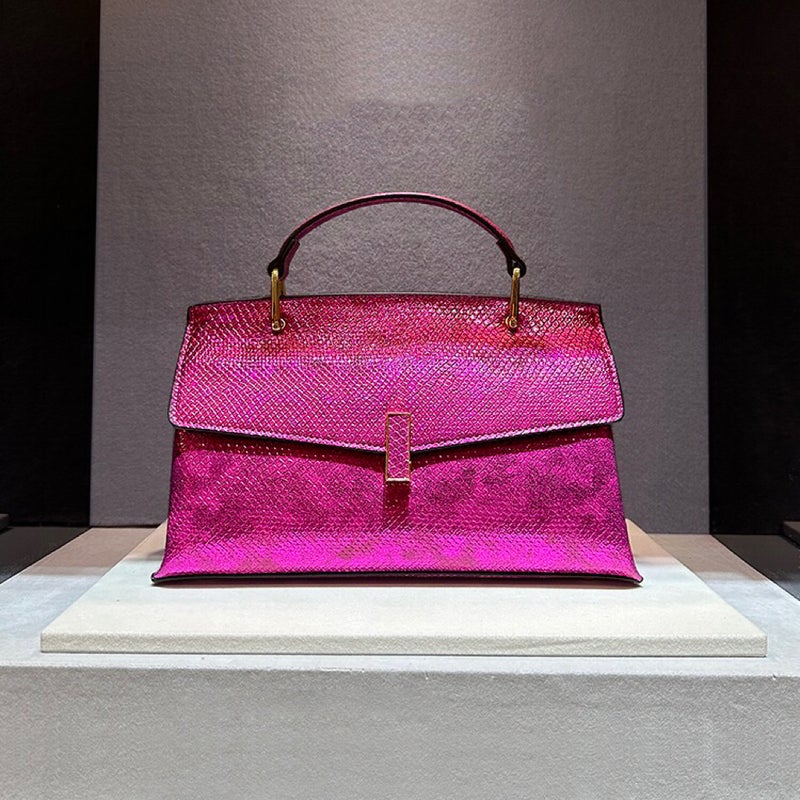 Senior Celebrity Genuine Leather Snake Handbag Fashion Shoulder Crossbody Bag - Image 2