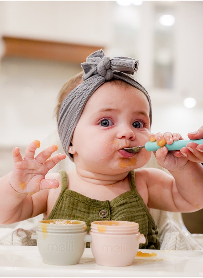 melii - Baby Food Storage Snap And Go Pods, 2Oz, Set Of 6 And 4Oz, Set Of 4 - Image 1