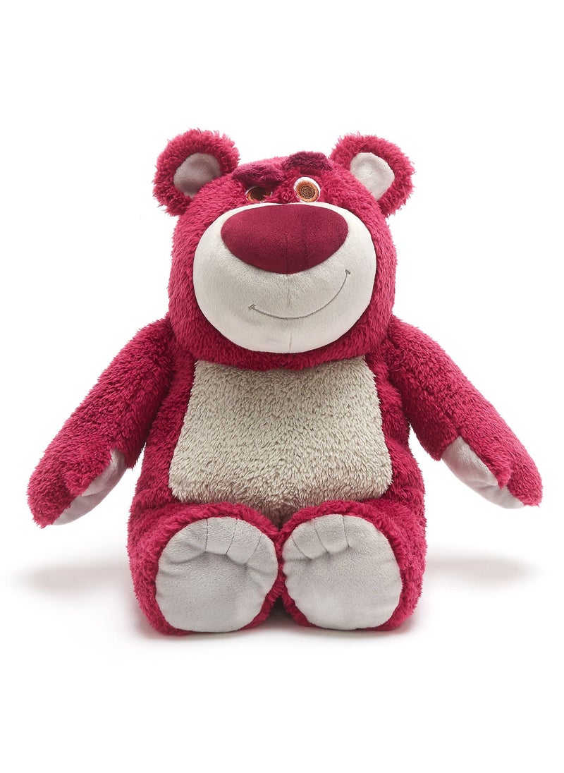 Large Lotso Plush  Plush Cuddly Fluffy Villain with Embroidered Details and Soft Finish  - Image 1
