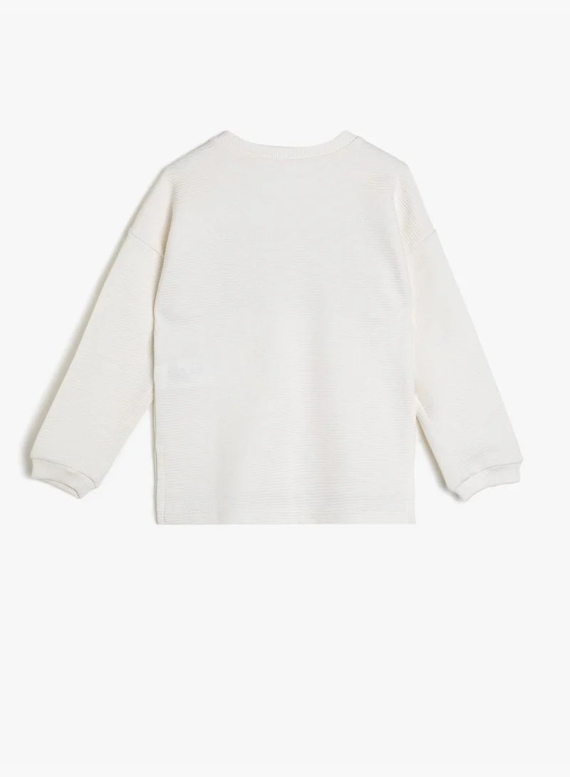 KOTON Letter Printed Sweatshirt