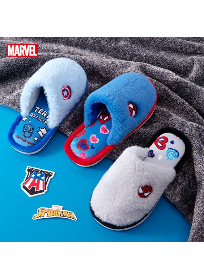 Disney Disney Children's Cotton Slippers, Boys' Cotton Slippers For Autumn And Winter, Baby Cotton Slippers, Non-slip Children's Slippers, Gray  - Image 2