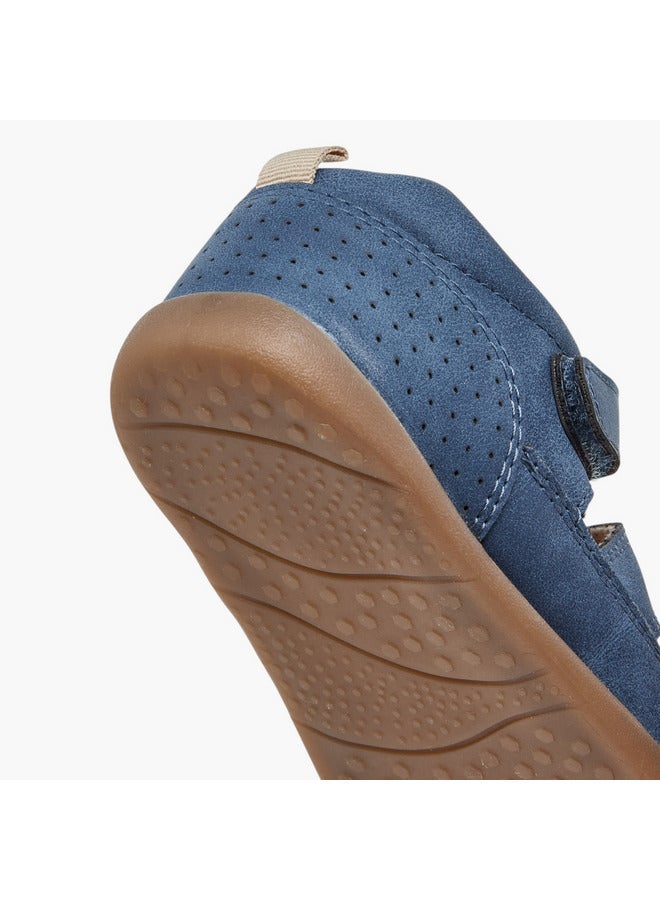 بيرفيت صنادل أولاد بنعل مزخرف بإغلاق فيلكرو - Image 5