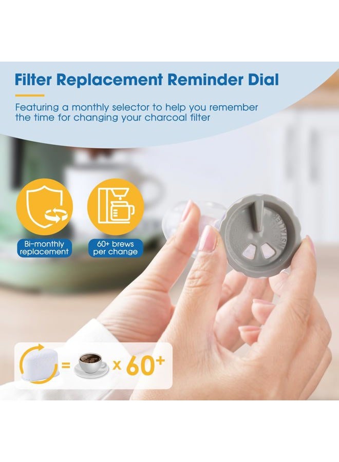 Revorit Tall Filter Holder and 12 charcoal Water Filters - Image 4