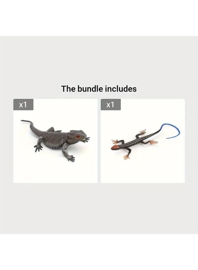 Maned Lion Lizard Model Creative Color Changing Toy Amphibian Cognitive For Children - Image 1